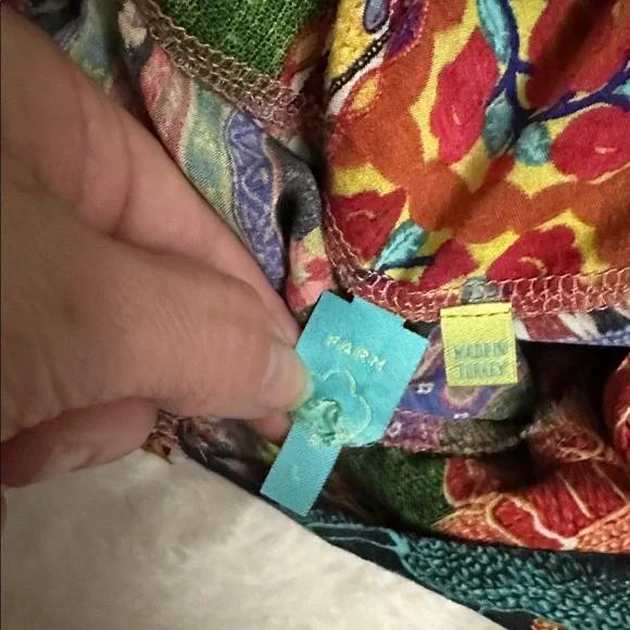 Farm Rio Anthropologie Rosalie dress Sz L made - Picture 6 of 9